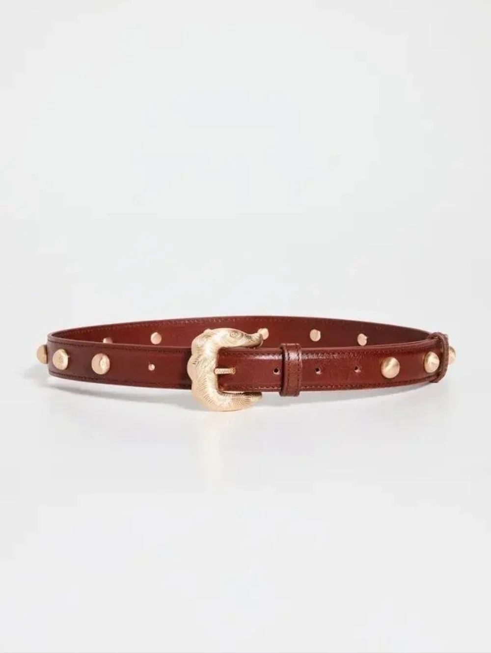 nwt cult gaia western leather belt, xs s
